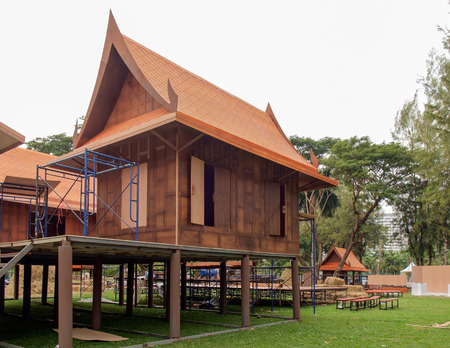 Traditional thai house model Traditional thai house model